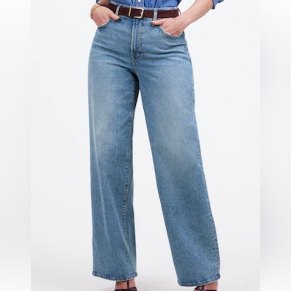Madewell perfect vintage wide leg jeans